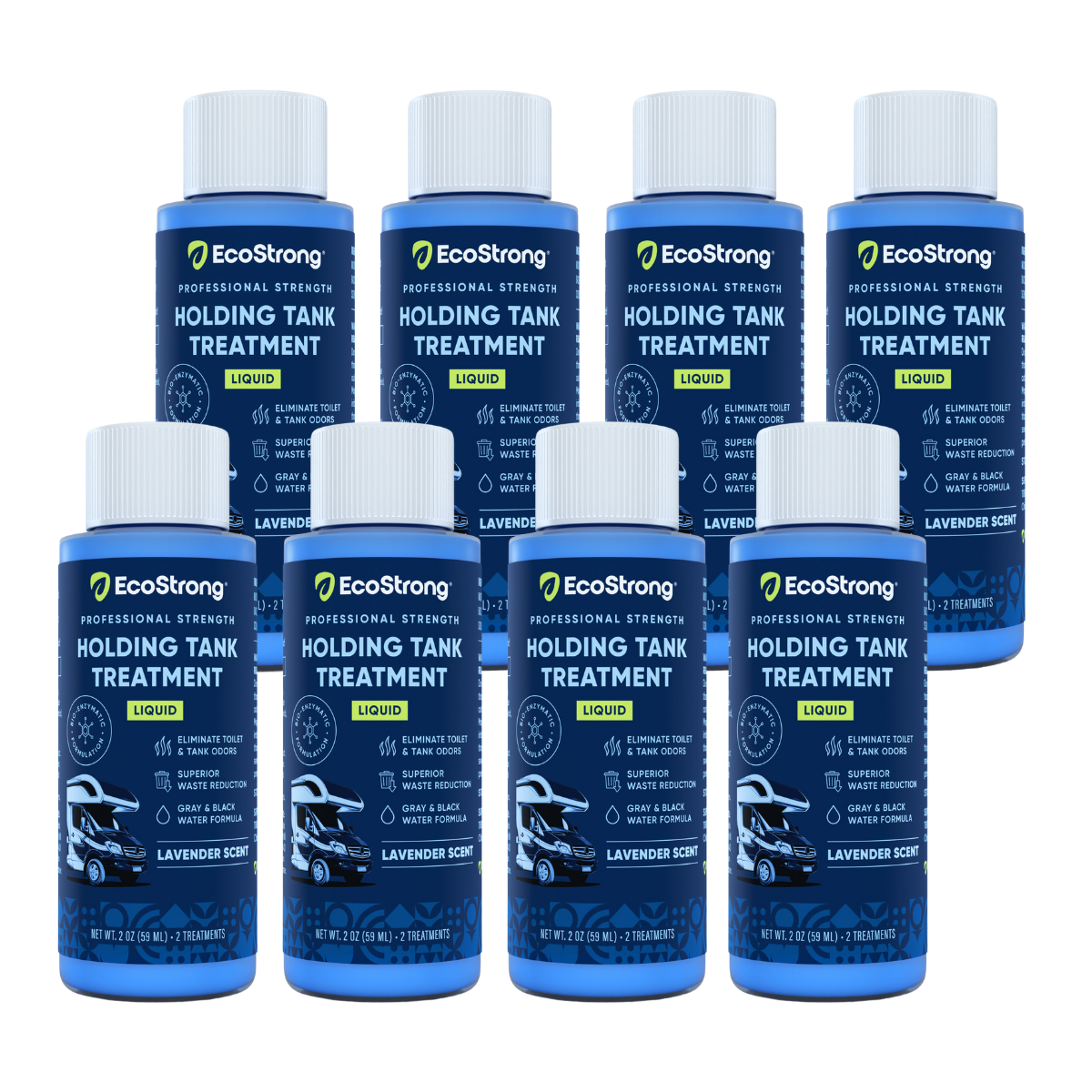 EcoStrong RV Holding Tank Treatment Lavender Scented#size_8-x-2-oz-shots