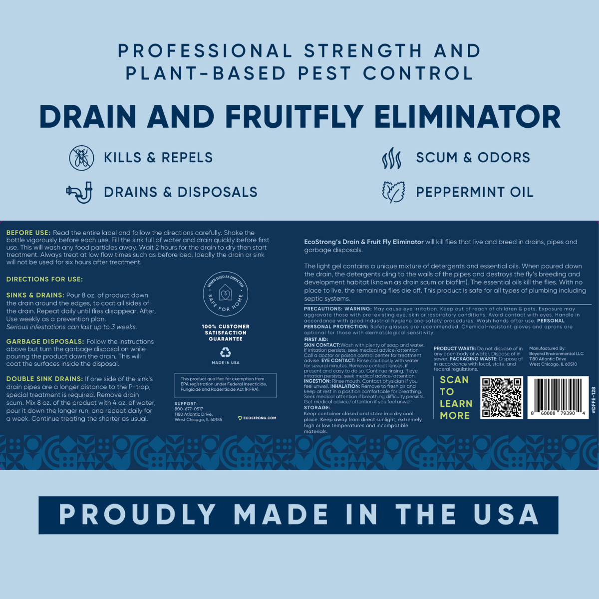 EcoStrong Drain and Fruit Fly Eliminator 1 Gallon #size_1-gallon-jug
