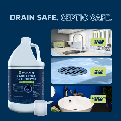 EcoStrong Drain and Fruit Fly Eliminator 1 Gallon #size_1-gallon-with-3-fly-finder-traps