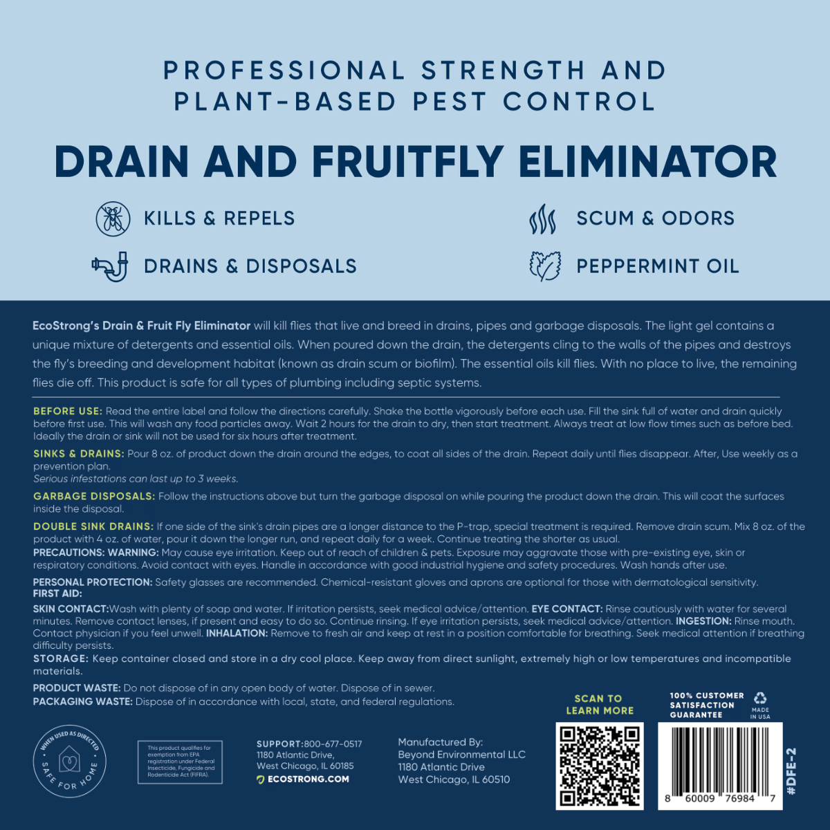 EcoStrong Drain and Fruit Fly Eliminator 1 Gallon #size_2-gallon-jug