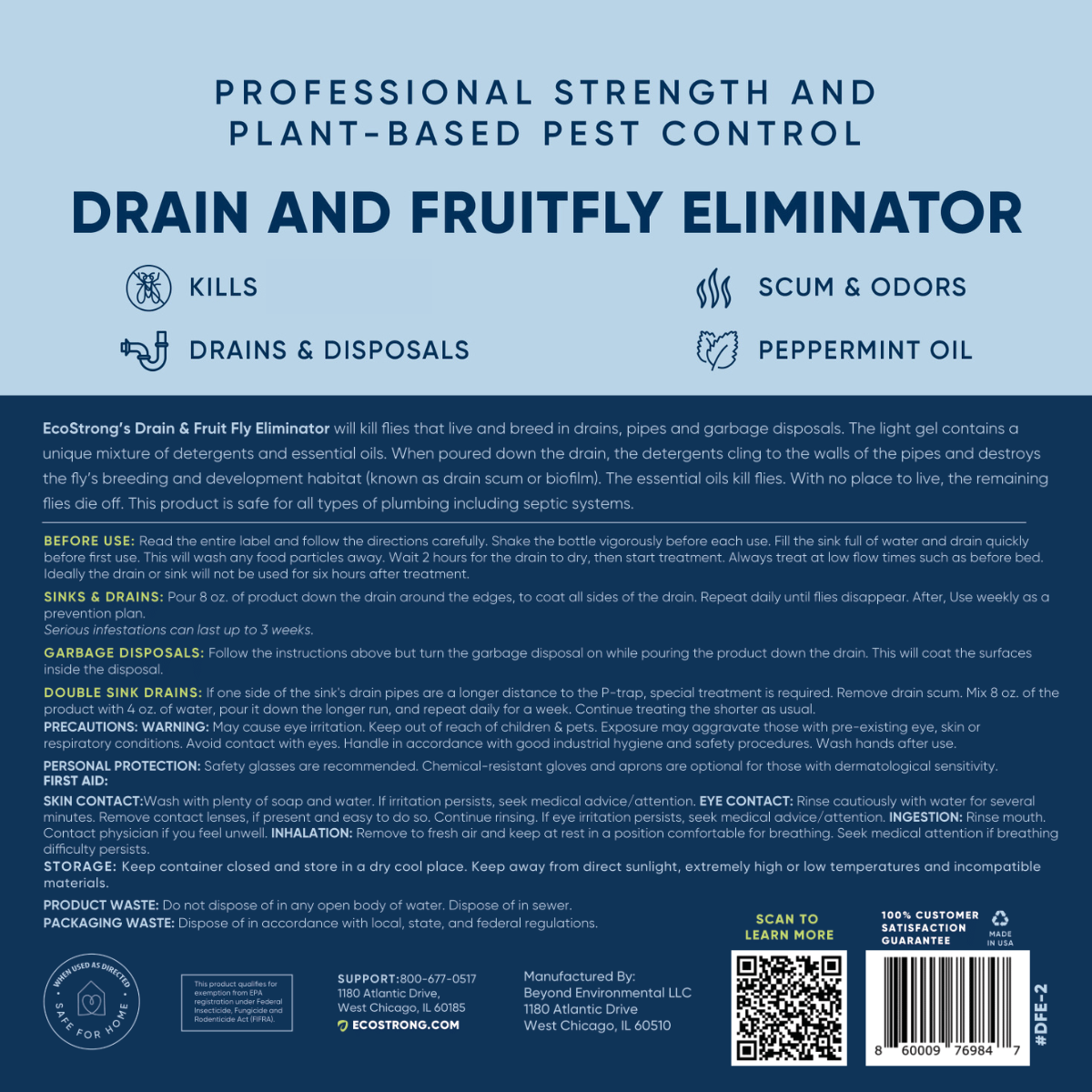 EcoStrong Drain and Fruit Fly Eliminator 1 Gallon #size_2-gallon-jug