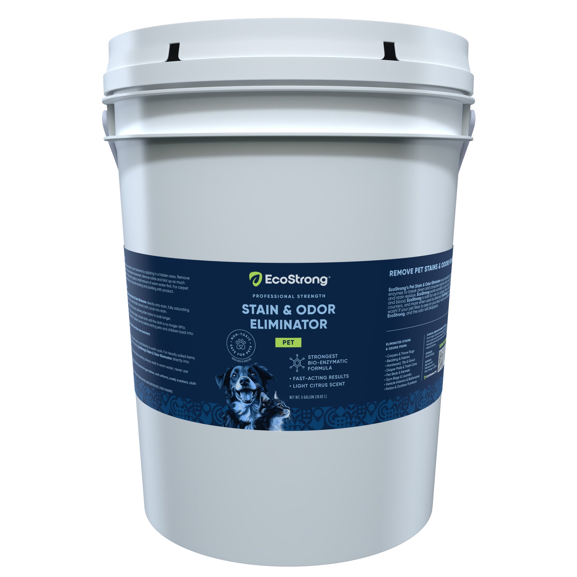 EcoStrong Pet Stain and Odor Eliminator 5 gallon #size_5-gallon-pail-with-pump