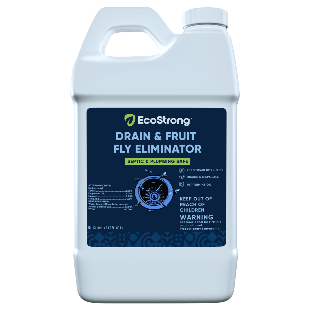 EcoStrong Drain and Fruit Fly Eliminator 64 ounce #size_64-oz-bottle