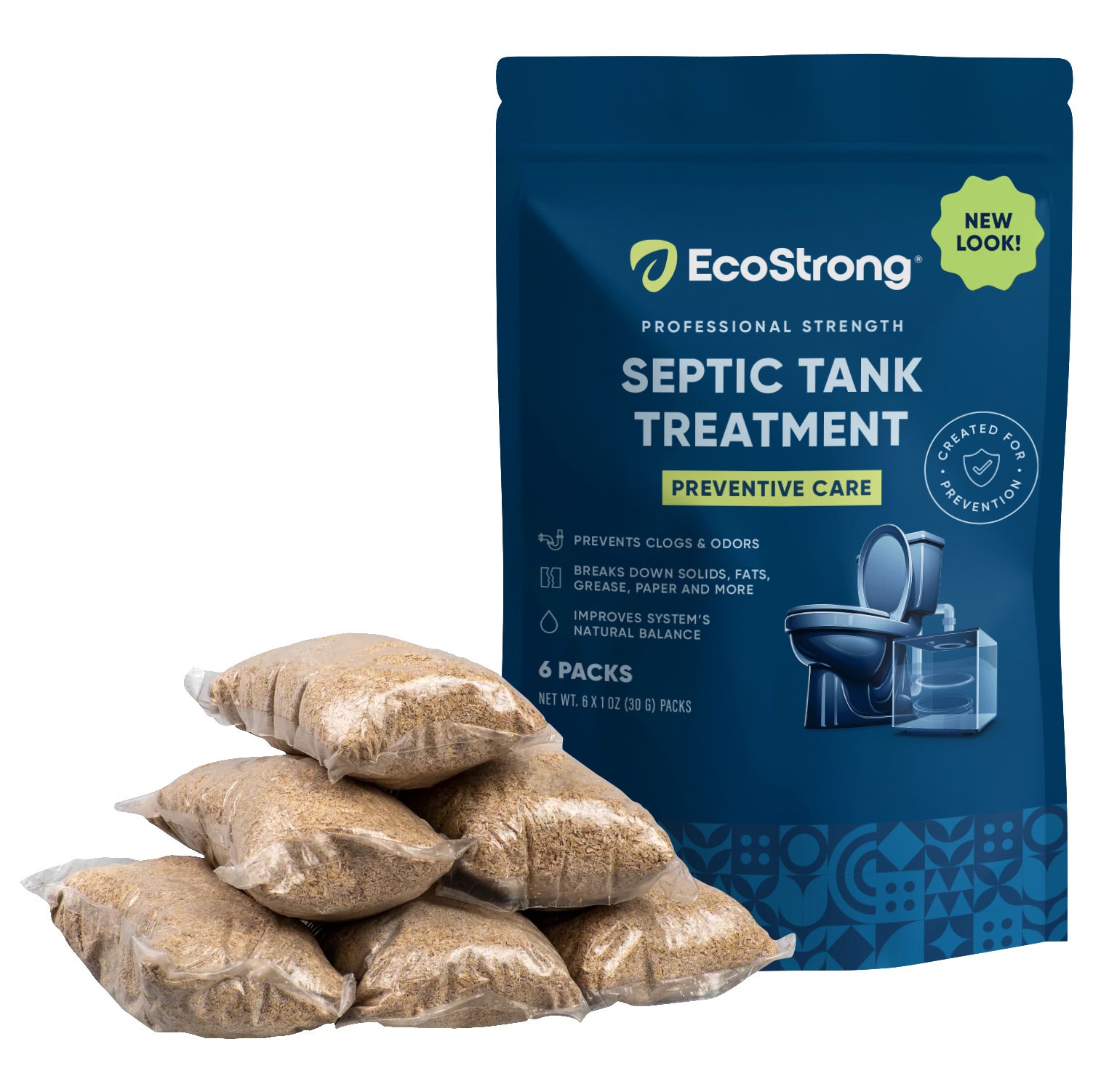 EcoStrong Septic Tank Treatment Packs#size_6-x-1-oz-packs