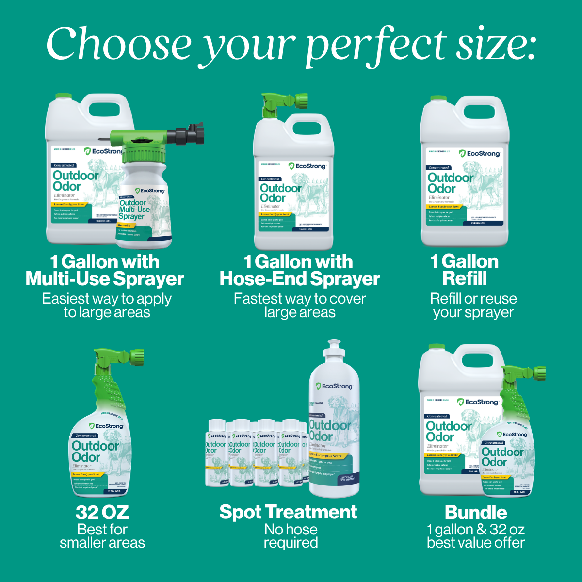EcoStrong Outdoor Odor Eliminator 32 oz #size_32-oz-sprayer-bottle