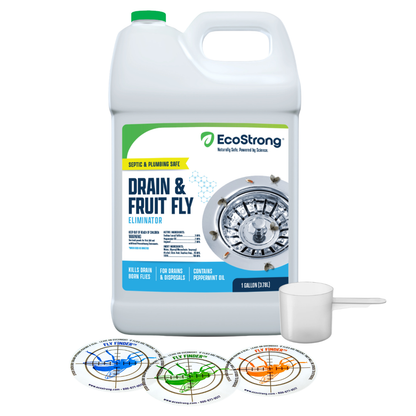 EcoStrong Drain and Fruit Fly Eliminator 1 Gallon #size_1-gallon-with-3-fly-finder-traps