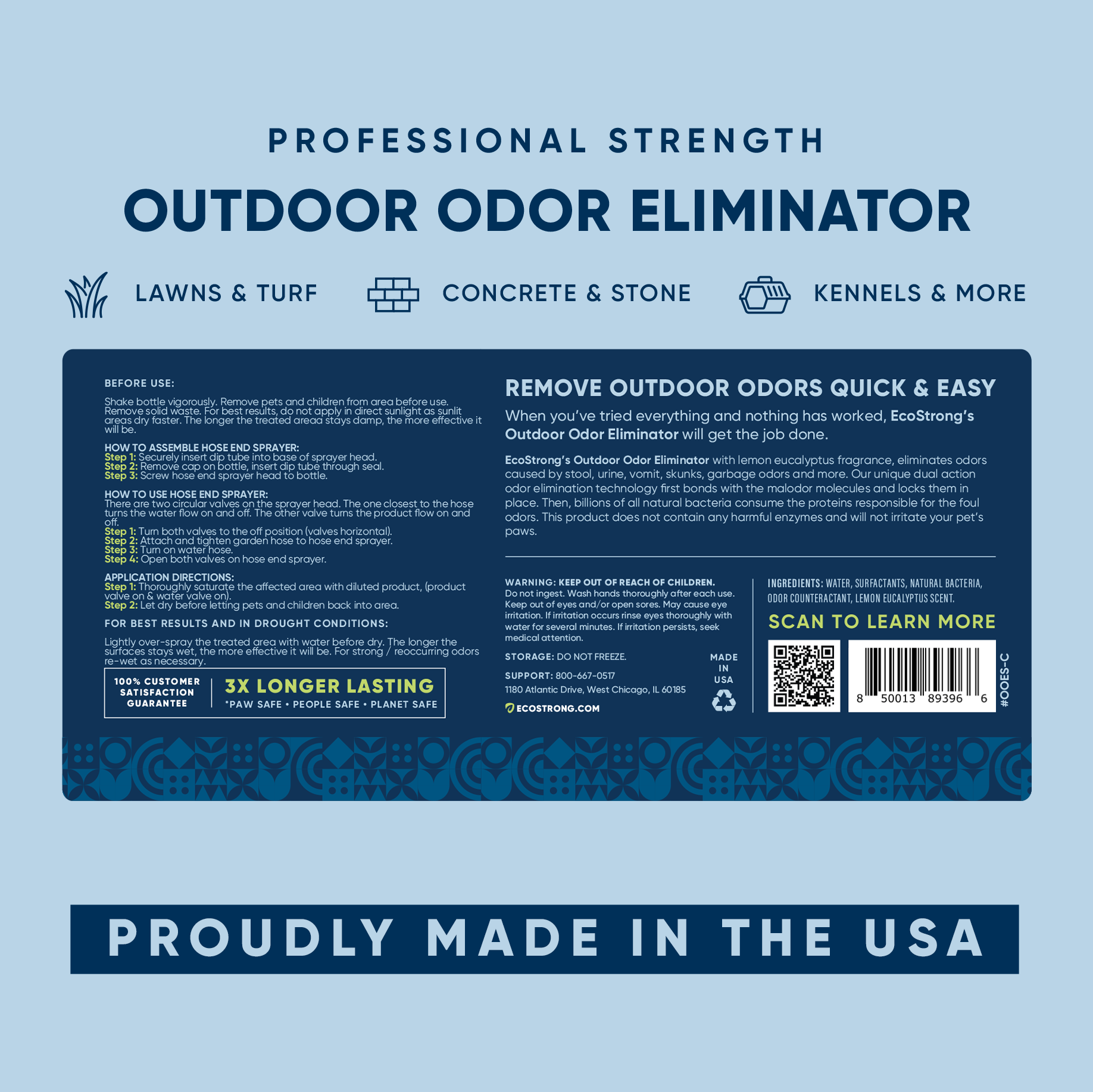 EcoStrong Outdoor Odor Eliminator 1 gallon sprayer #size_1-gallon-jug-and-hose-end-sprayer