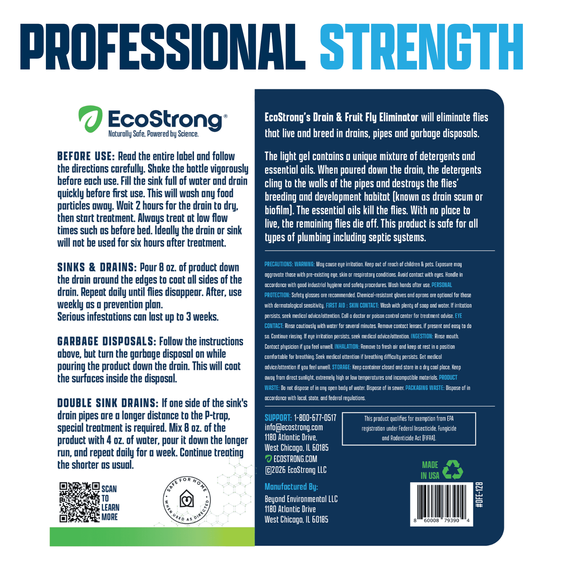 EcoStrong Drain and Fruit Fly Eliminator 1 Gallon #size_4-x-1-gallon-jugs
