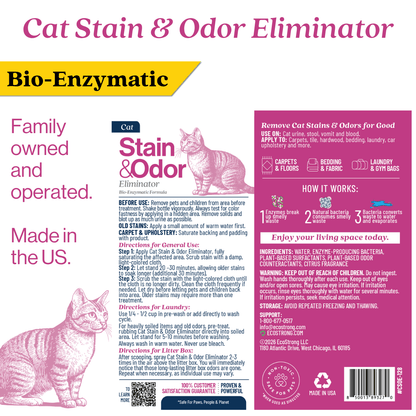 EcoStrong Cat Stain and Odor Eliminator 1 gallon #size_32-oz-sprayer-bottle-and-1-gallon-refill