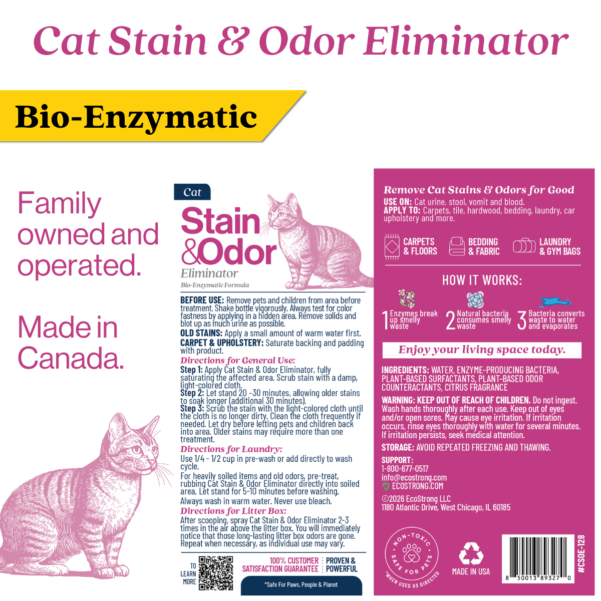 EcoStrong Cat Stain and Odor Eliminator 1 gallon #size_1-gallon-jug