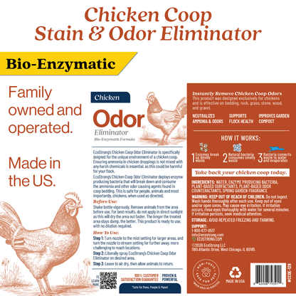 EcoStrong Chicken Coop Odor Eliminator 1 Gallon #size_1-gallon-jug