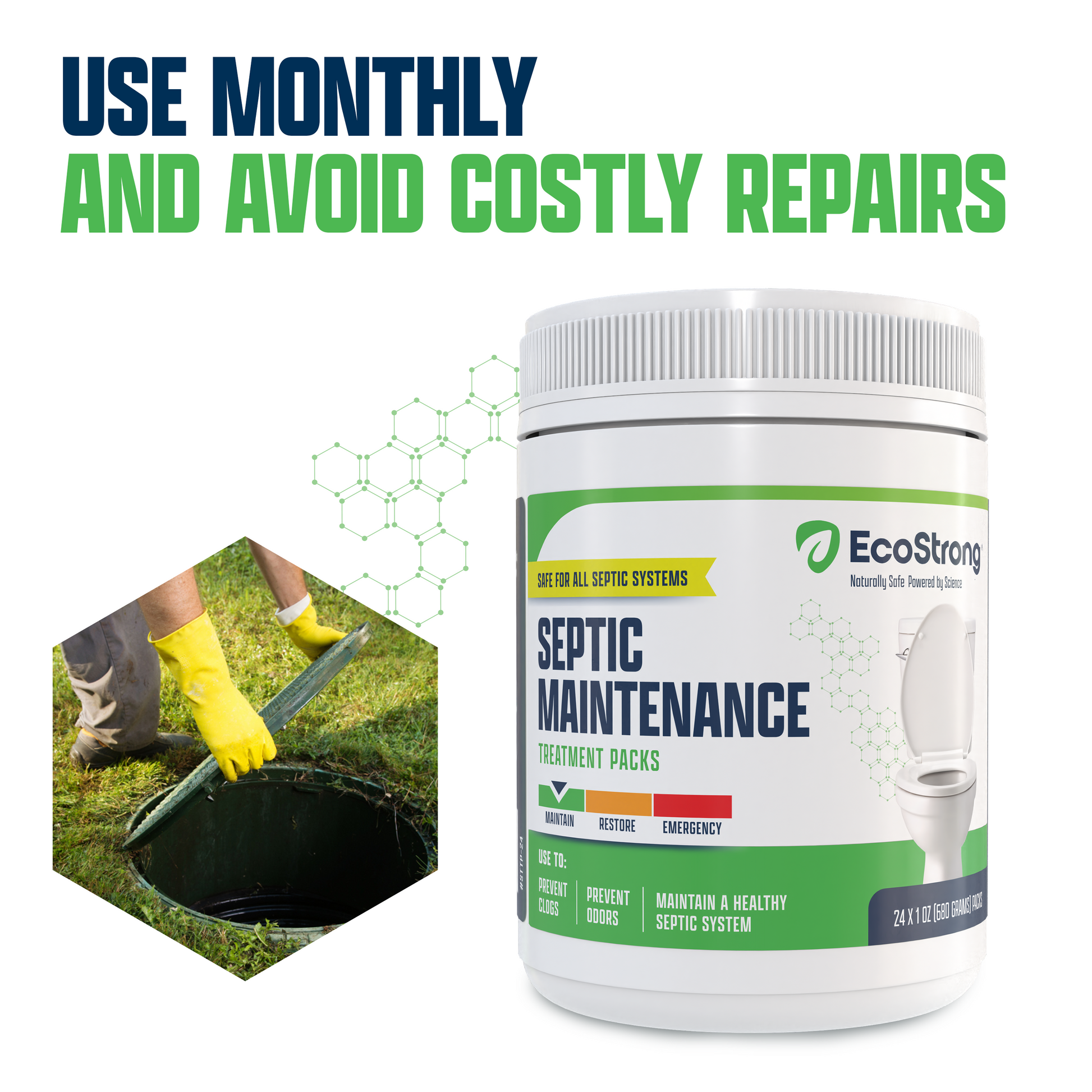 EcoStrong Septic Tank Treatment Packs #size_24-x-1-oz-packs