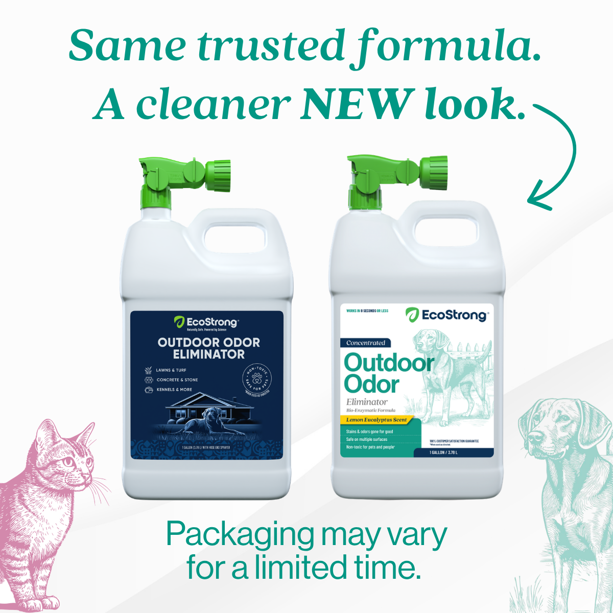 EcoStrong Outdoor Odor Eliminator 1 gallon sprayer #size_1-gallon-jug-and-hose-end-sprayer