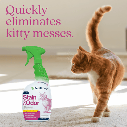 EcoStrong Cat Stain and Odor Eliminator 32 oz #size_32-oz-sprayer