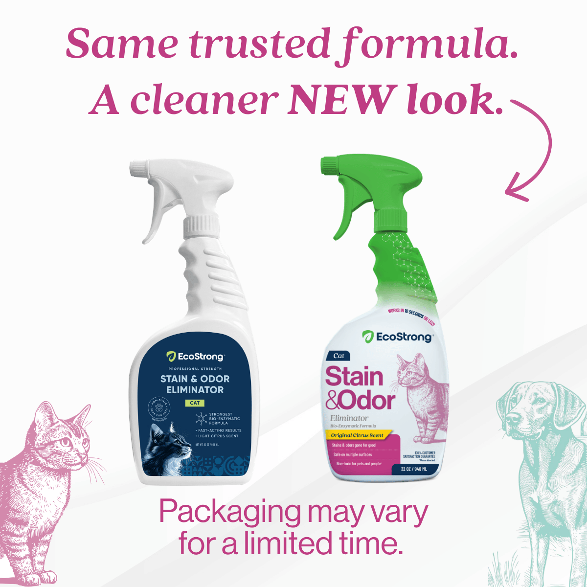 EcoStrong Cat Stain and Odor Eliminator 32 oz #size_32-oz-sprayer