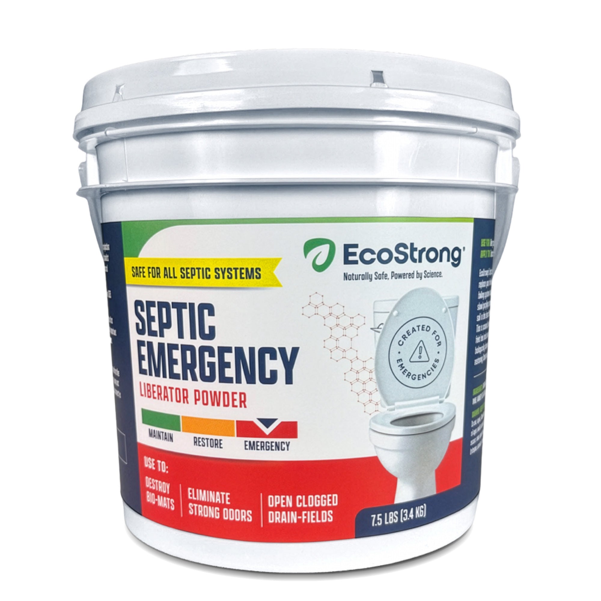 EcoStrong Septic Liberator septic tank shock treatment powder