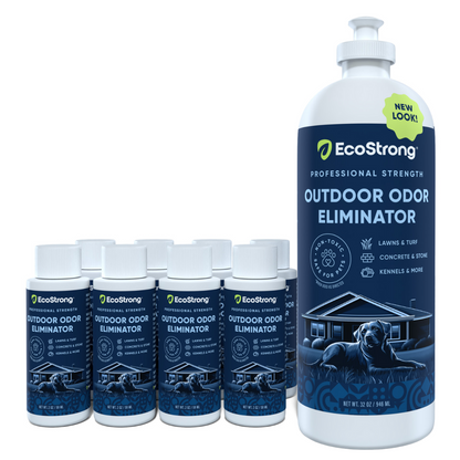 EcoStrong Outdoor Odor Eliminator Spot treatment #size_10-x-2-oz-shots-and-sprayer-bottle