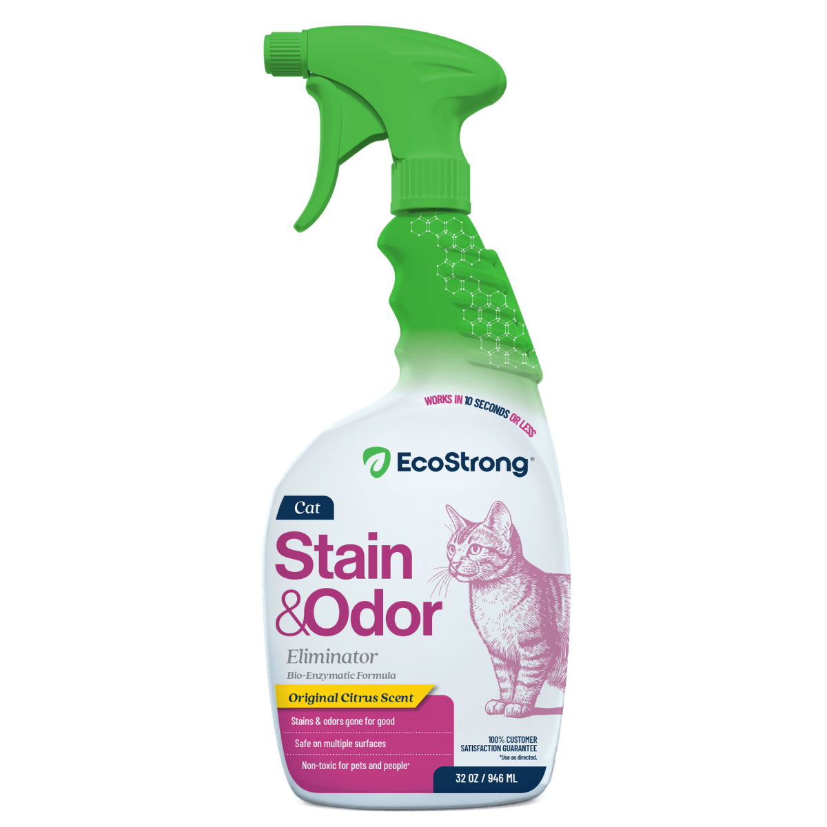 EcoStrong Cat Stain and Odor Eliminator 32 oz #size_32-oz-sprayer