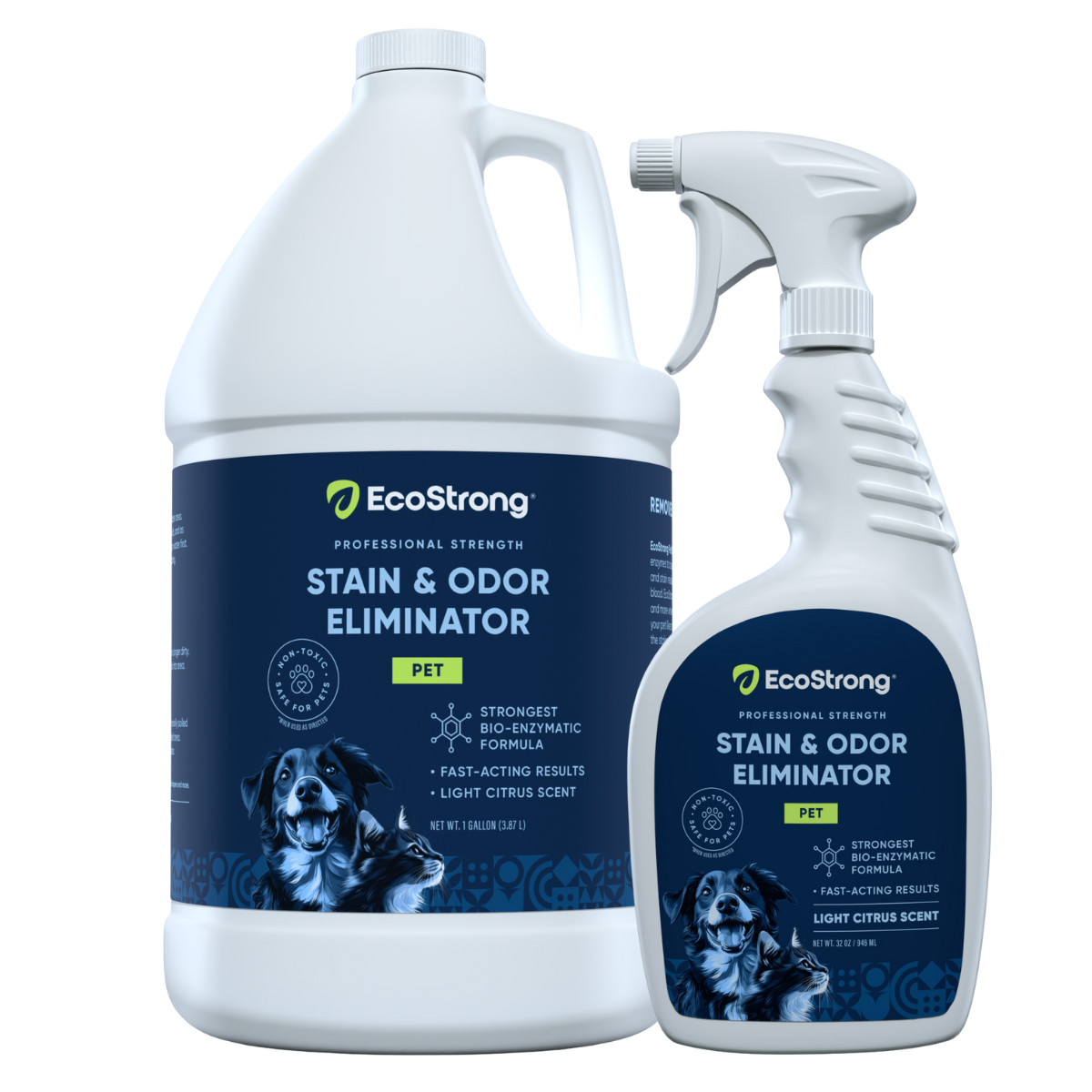 EcoStrong Pet Stain and Odor Eliminator 5 gallon #size_32-oz-sprayer-bottle-and-1-gallon-refill