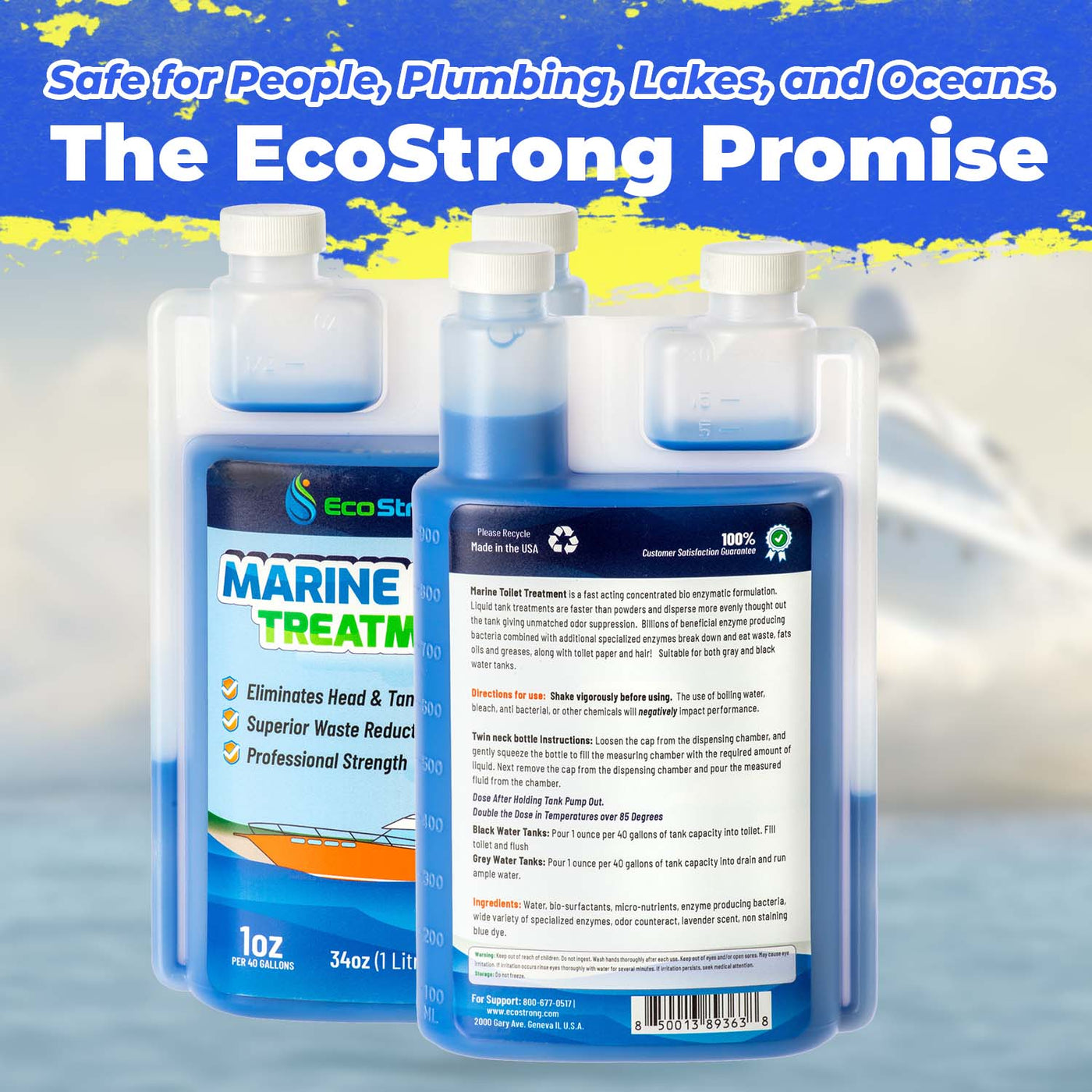 EcoStrong Marine Holding Tank Treatment 34 oz #size_34-oz-dispenser-bottle