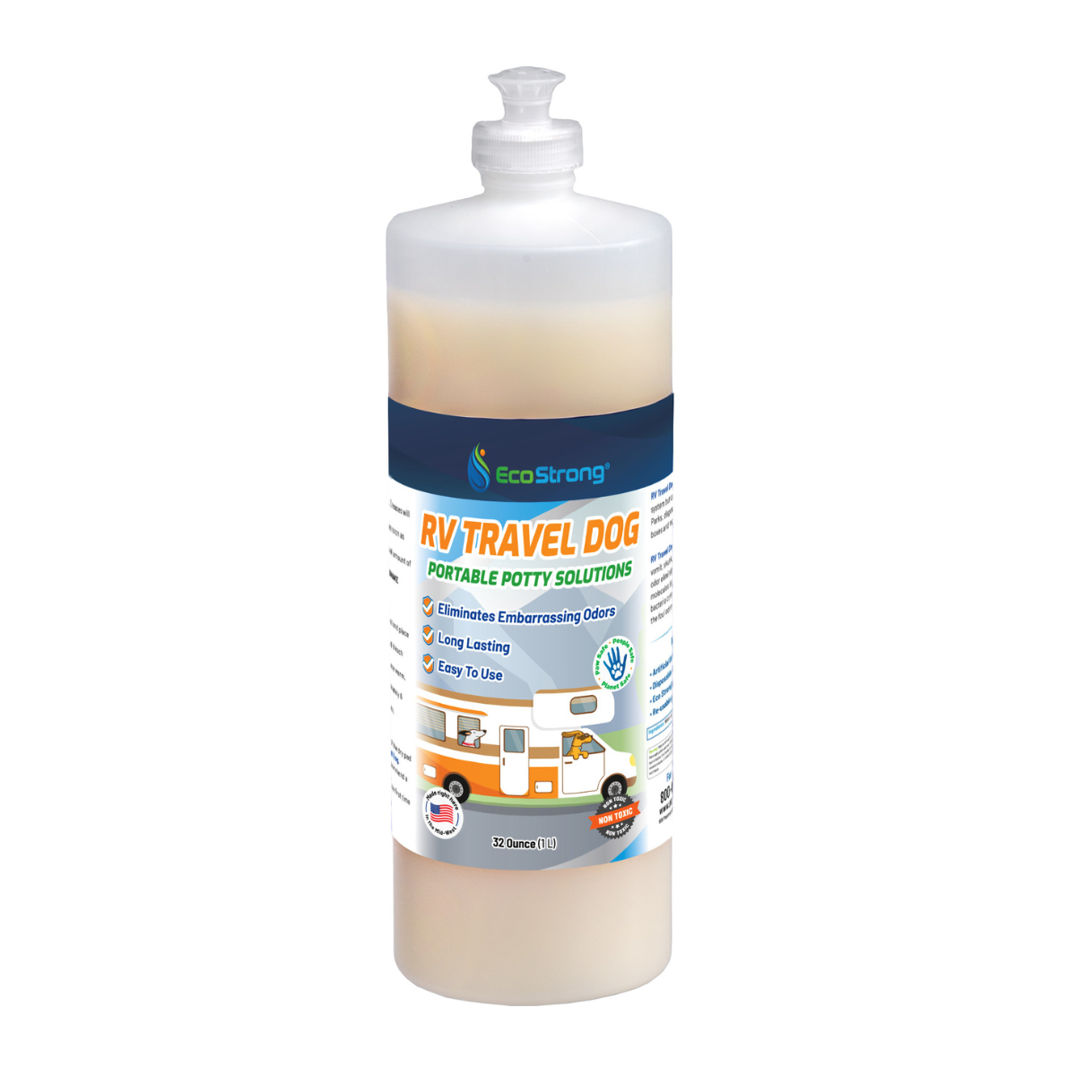 EcoStrong RV Portable Pet Potty Recharge Liquid#size_32-oz-halo-cap