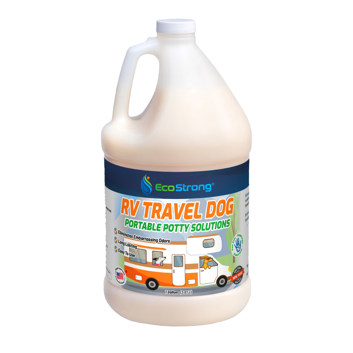 EcoStrong RV Portable Pet Potty Recharge Liquid#size_1-gallon-jug