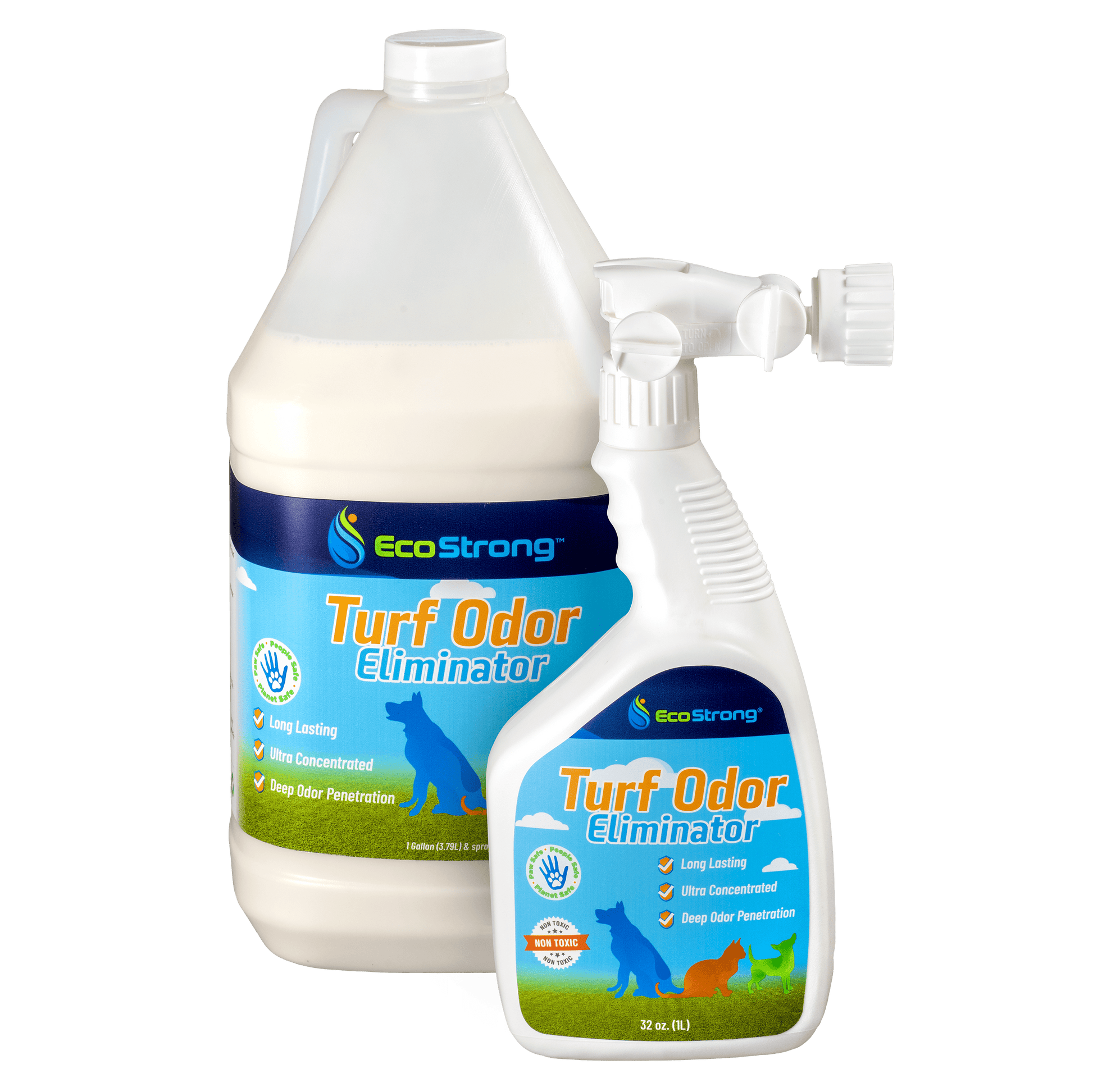 EcoStrong Turf Odor Eliminator#size_32-oz-hose-end-sprayer-bottle-and-1-gallon-jug
